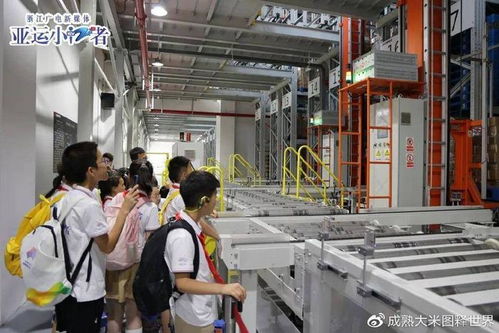 少年科技之旅 亞運小記者探秘雙鹿電池5G智慧工廠